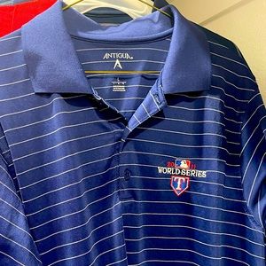 2011 Texas Rangers World Series Golf Polo